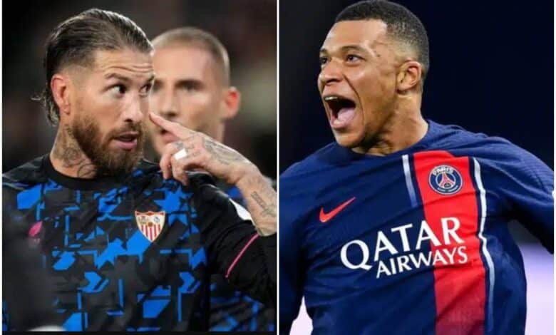 كيليان مبابي - سيرجيو راموس