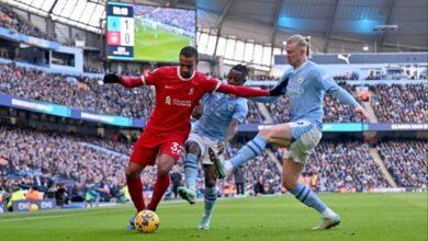 مباراة ليفربول ضد مانشستر سيتي