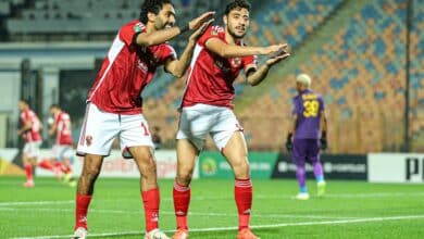 أكرم توفيق - حسين الشحات - الأهلي المصري (تصوير: حسين الشحات)