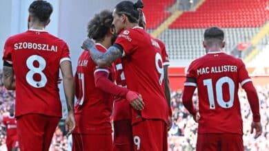 داروين نونيز - محمد صلاح - ماك أليستر - ليفربول (المصدر:Gettyimages)