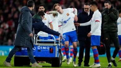 فرينكي دي يونج - إصابات برشلونة