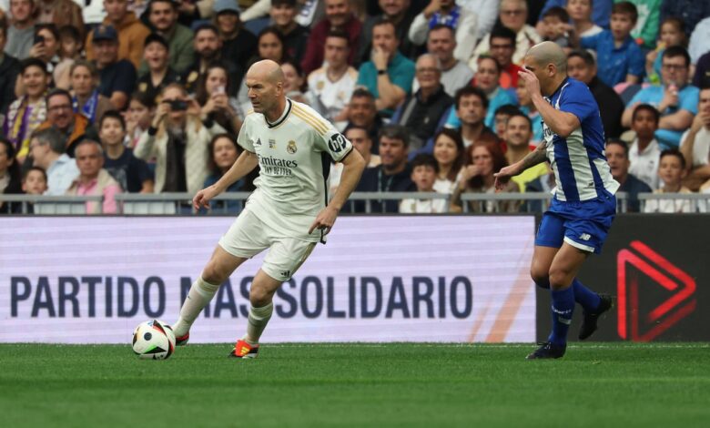 زين الدين زيدان - أساطير ريال مدريد ضد بورتو