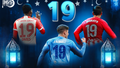 أفضل 3 لاعبين رقم قميصهم 19 في العالم