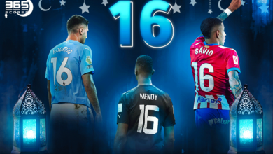 أفضل 3 لاعبين رقم قميصهم 16