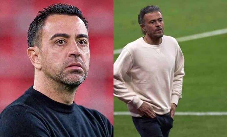 لويس إنريكي - تشافي هيرنانديز