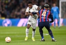 رونالد أراوخو - فينيسيوس جونيور - ريال مدريد ضد برشلونة (المصدر:Gettyimages)