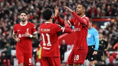 كودي جاكبو - محمد صلاح - ليفربول (المصدر:Gettyimages)