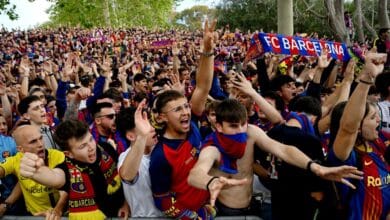 جماهير برشلونة