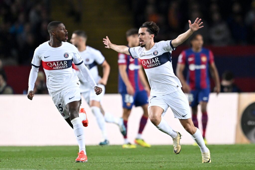 باريس سان جيرمان ضد برشلونة