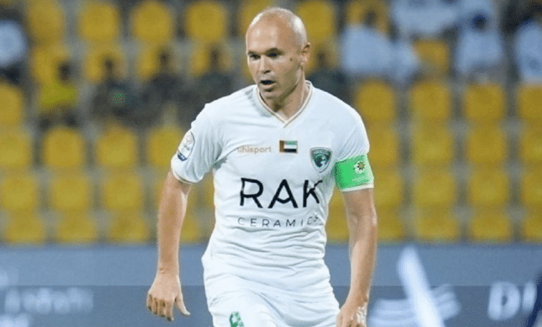 أندريس إنييستا - المصدر: الحساب الرسمي لنادي الإمارات