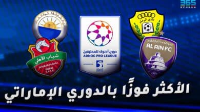 أكثر الأندية تتويجًا بالدوري الإماراتي عبر التاريخ