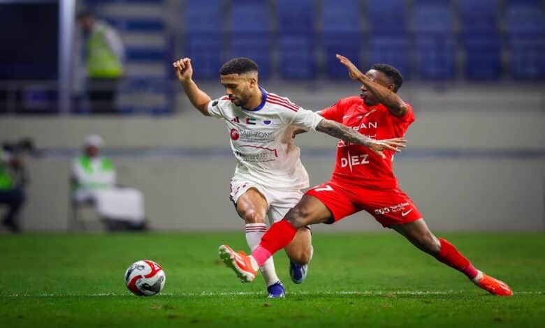 شباب الأهلي ضد الشارقة