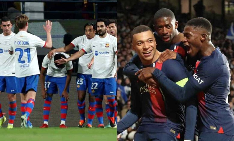 برشلونة وباريس سان جيرمان