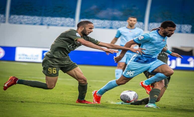 مباراة حتا والإمارات بالدوري الإماراتي