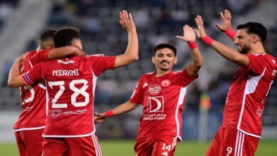 نتيجة مباراة الشارقة ضد العربي