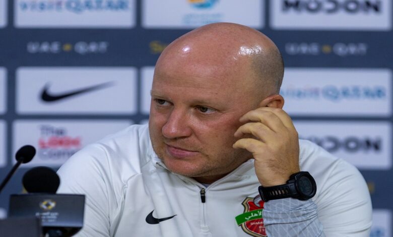 نيكوليتش مدرب شباب الأهلي