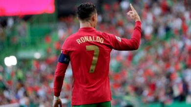 عدد أهداف كريستيانو رونالدو مع البرتغال في اليورو