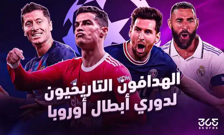 هدافو دوري أبطال أوروبا عبر التاريخ