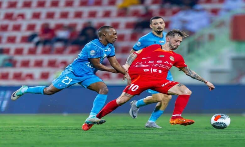 شباب الأهلي ضد بني ياس