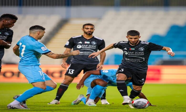 نتيجة مباراة الشارقة ضد بني ياس