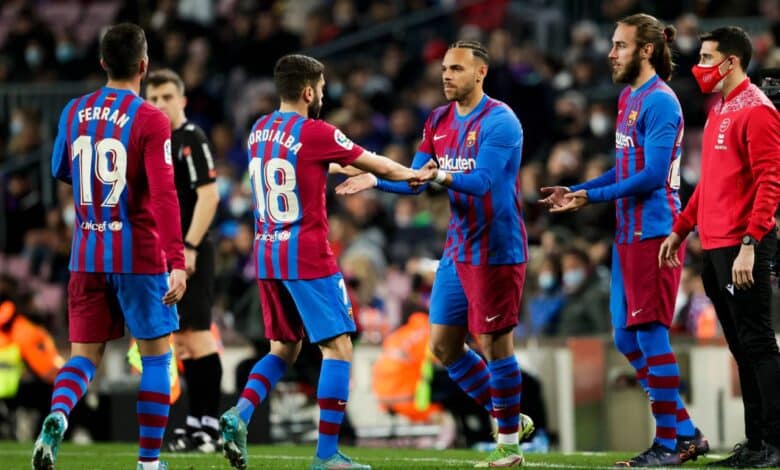 مارتن برايثوايت لاعب برشلونة