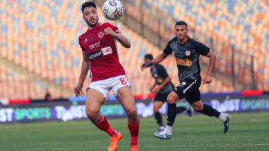 الأهلي ضد فاركو - أكرم توفيق - تصوير: مصطفى الشحات