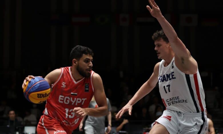 مواعيد مباريات مصر في تصفيات كرة السلة بأولمبياد باريس 2024