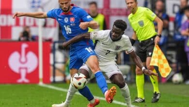 أهداف مباراة إنجلترا ضد سلوفاكيا في يورو 2024