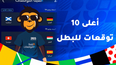 أعلى توقعات للبطل في لعبة توقعات 365Scores