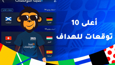 أعلى توقعات للهداف في لعبة توقعات 365Scores