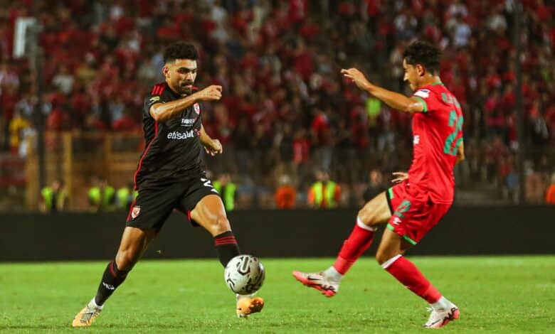 الأهلي ضد مودرن سبورت - تصوير: مصطفي الشحات