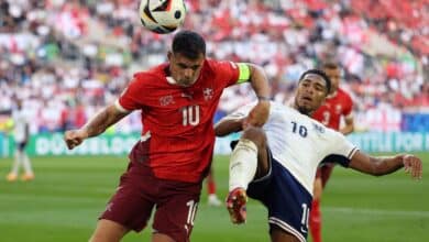 منتخب إنجلترا ضد سويسرا