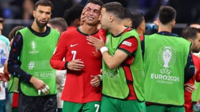 بكاء كريستيانو رونالدو - منتخب البرتغال