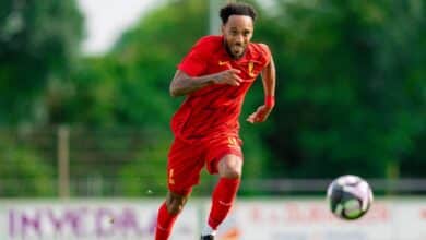 بيير إيميريك أوباميانج - (صورة من الحساب الرسمي لنادي القادسية السعودي على إكس)