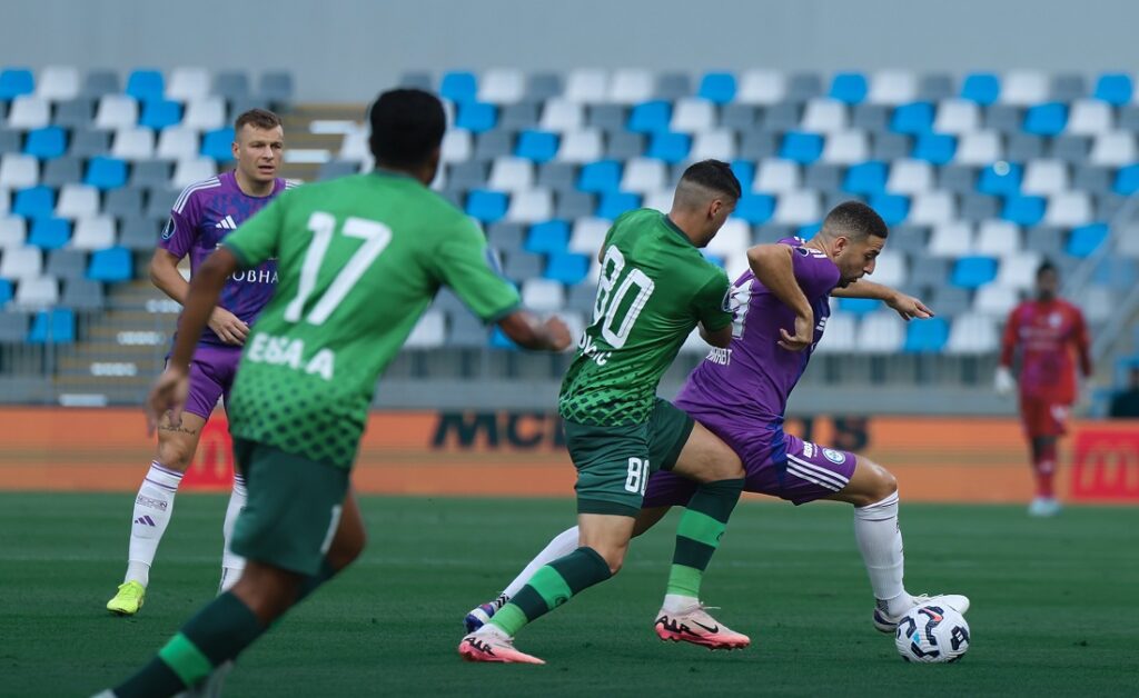 النصر ضد العروبة في كأس مصرف أبوظبي
