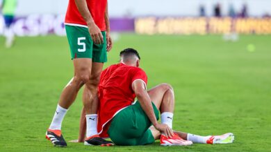 أشرف داري - منتخب المغرب (تصوير عمر الناصري)