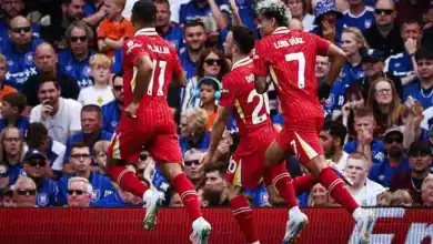 لويس دياز - محمد صلاح - ديوجو جوتا - ليفربول (المصدر:Gettyimages)