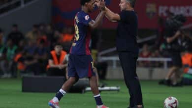 هانز فليك-لامين يامال-برشلونة