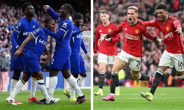 القنوات الناقلة لمباراة مانشستر يونايتد ضد تشيلسي بالجولة 10 في الدوري الإنجليزي