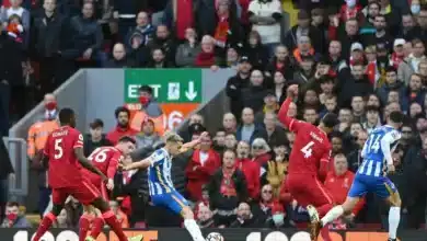 تشكيل ليفربول ضد برايتون بالجولة 10 في الدوري الإنجليزي