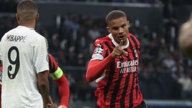 مالك ثياو - كيليان مبابي - ريال مدريد ضد ميلان - (المصدر:Gettyimages)