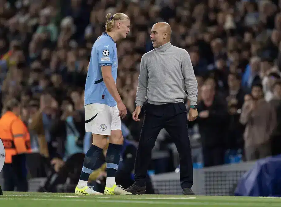 إرلينج هالاند - بيب جوارديولا