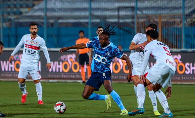 فيستون مايلي - عبد الله السعيد - الزمالك ضد بيراميدز