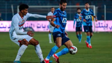 رمضان صبحي - حسام عبد المجيد - الزمالك ضد بيراميدز (تصوير: مصطفى الشحات)