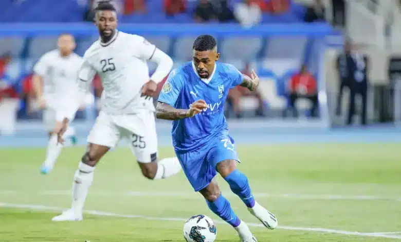 مالكوم - الهلال السعودي (المصدر:Gettyimages) موعد مباراة الهلال ضد الرائد بالجولة 30 في الدوري السعودي