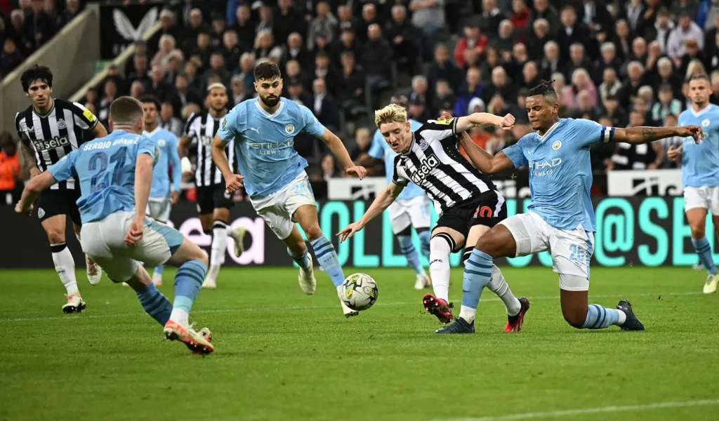 القنوات الناقلة لمباراة مانشستر سيتي ضد نيوكاسل يونايتد بالجولة 25 في الدوري الإنجليزي