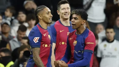 أخبار برشلونة اليوم - رافينيا - لامين يامال - ليفاندوفسكي (المصدر:Gettyimages)