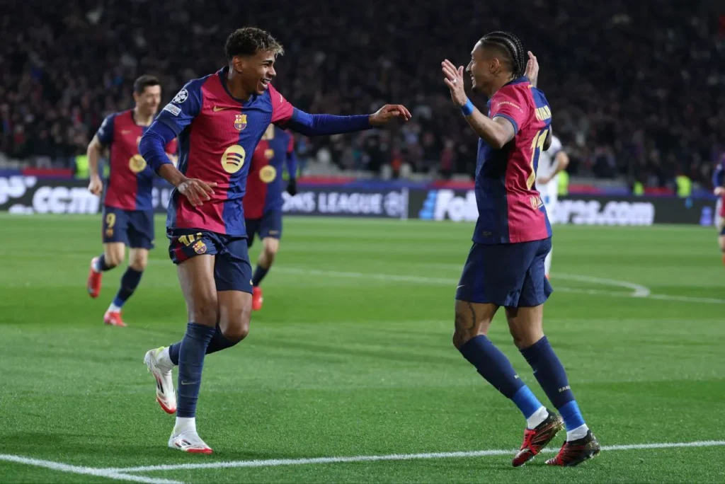 رافينيا - لامين يامال - برشلونة (المصدر: gettyimages)