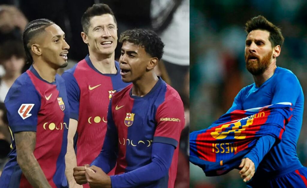 ليونيل ميسي - برشلونة - لامين يامال