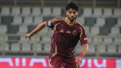 محمد قرباني لاعب الوحدة الإماراتي